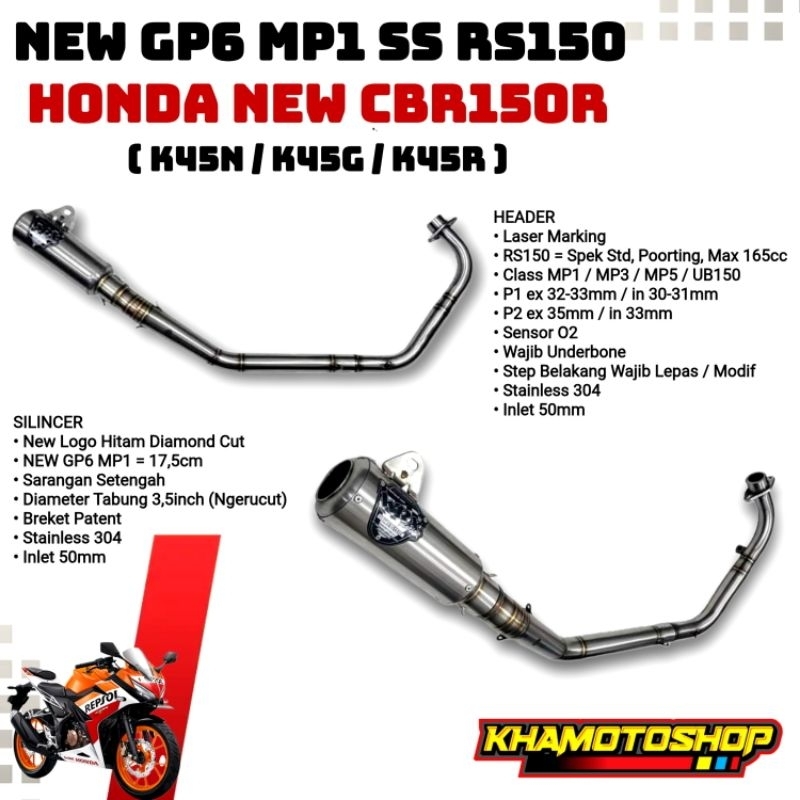 WRX NEW GP6 MP1 SS RS150 NEW CBR150R