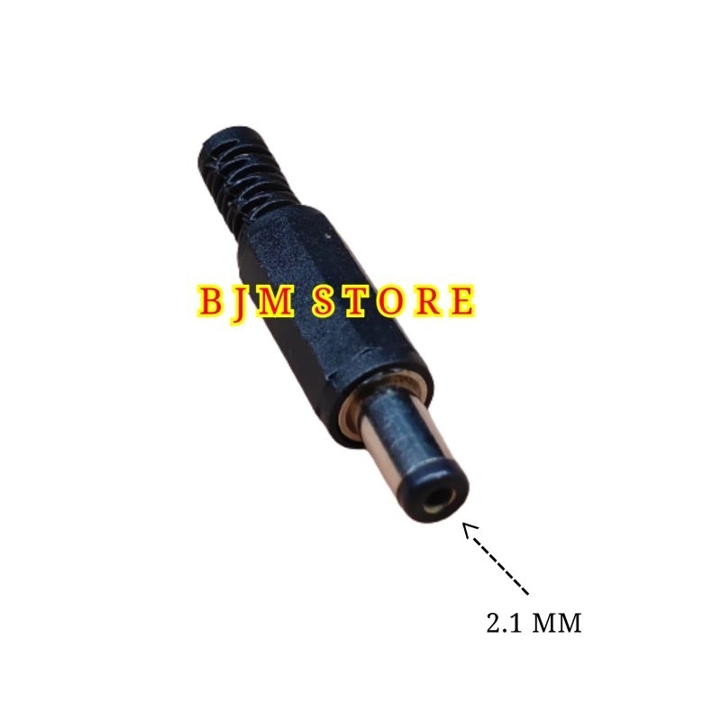 Jack Power DC Male 5.5mm x 2.1mm LK ( Lubang Kecil )