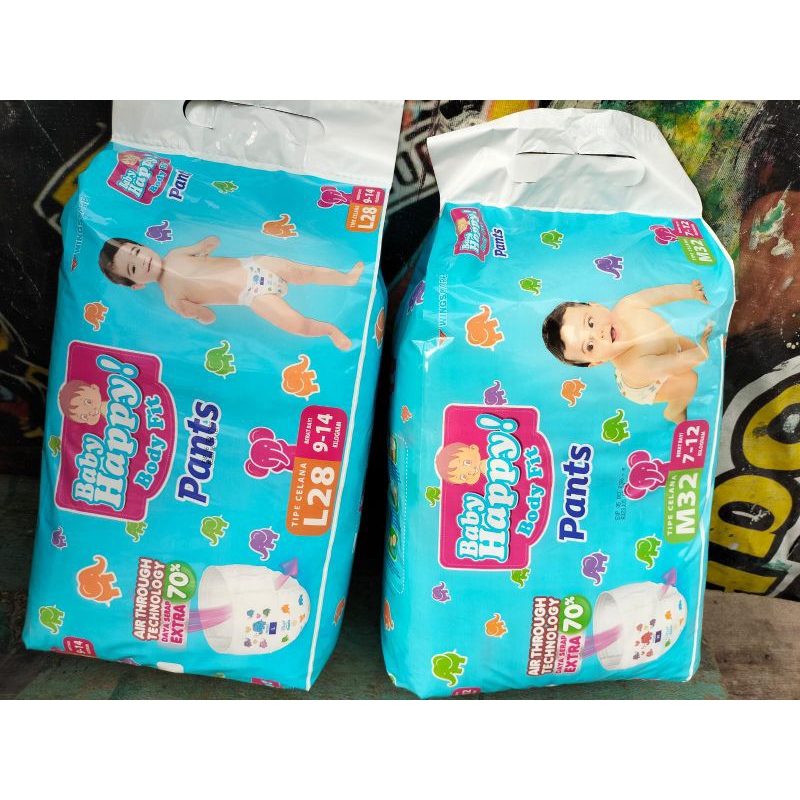 PAMPERS BABY HAPPY  UK M &amp; L