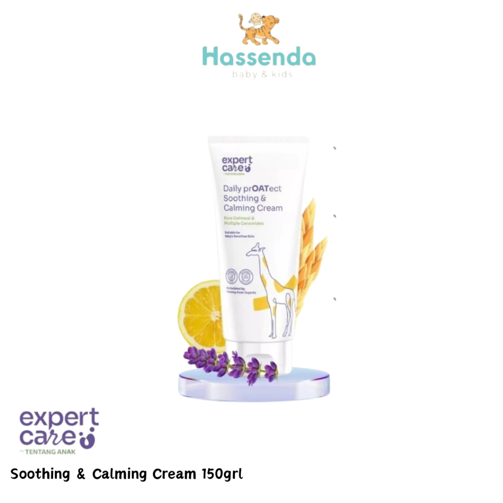 Expert Care soothing calming moisturizer cream lotion baby