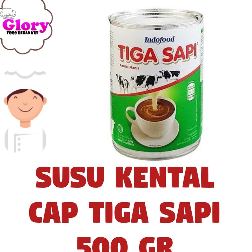 

❂Model Baru✶➬ susu kental manis cap tiga sapi 500gr I37