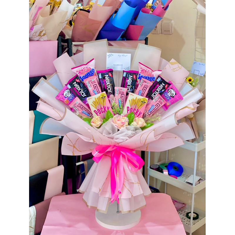 Bouquet Snack // Buket Snack Pink