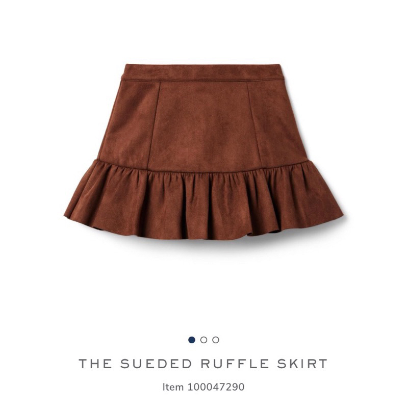 Janie and Jack The Sueded Ruffle Skirt