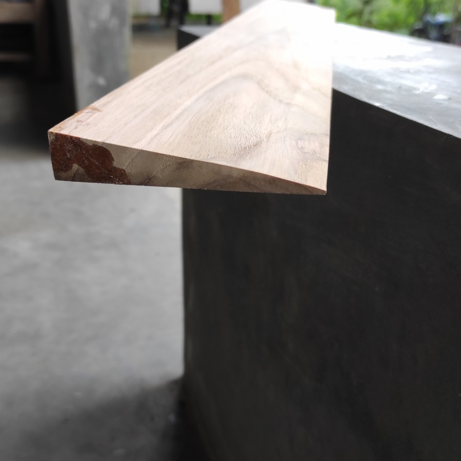 Custom order papan kayu mahoni landai - Untuk tanjakan