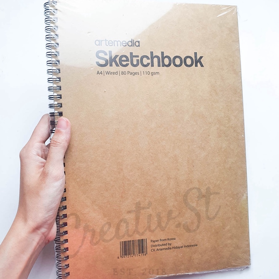 

➩Diskon↕ Artemedia Sketchbook A4 80 Lembar 110 GSM Buku Sketsa Gambar Pensil Charcoal Arang B95 ➻