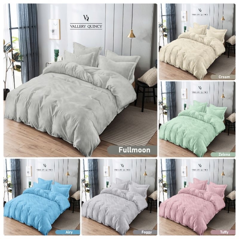 Bed Cover 200x200 Vallery Quincy Extra King Tinggi 30 cm / Bedcover Vallery Quincy Ukuran 200×200 T3