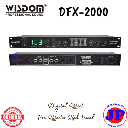 Wisdom DFX-2000 Digital Efek Vocal Original DFX2000