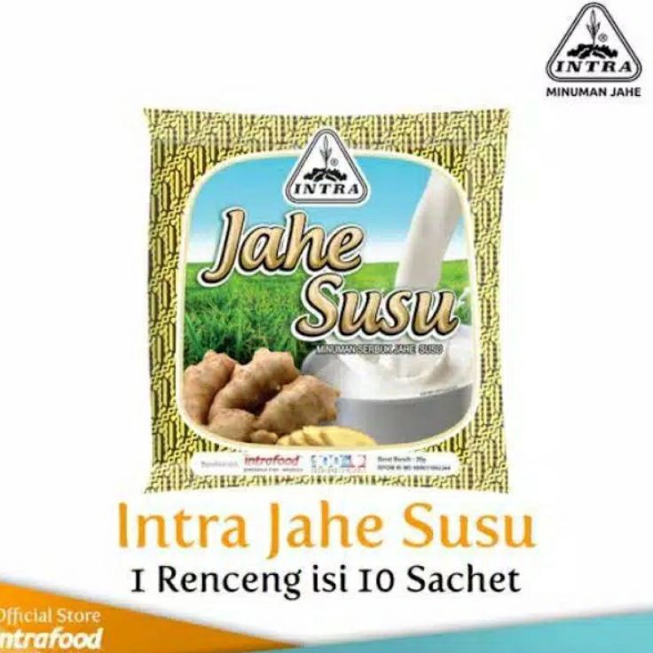 

[KODE 0SFYE] Intra Jahe Susu (1 renceng 10 sachet)