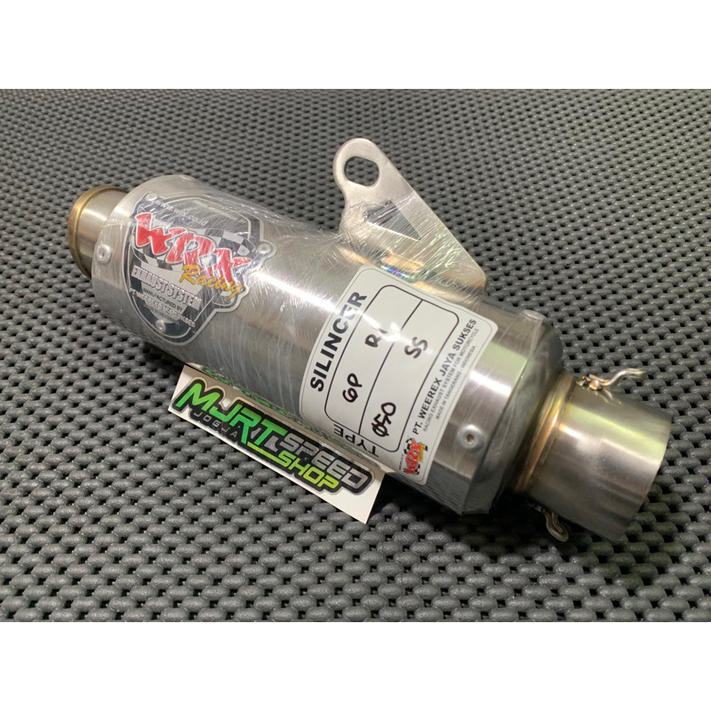SILINCER WRX ORIGINAL TYPE GP R1 STAINLESS (SILINCER ONLY)