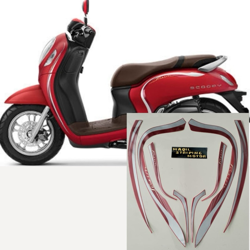 striping orginal honda scoopy stylish 2022