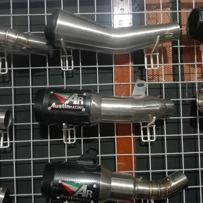 silencer austin racing carbon for zx25r