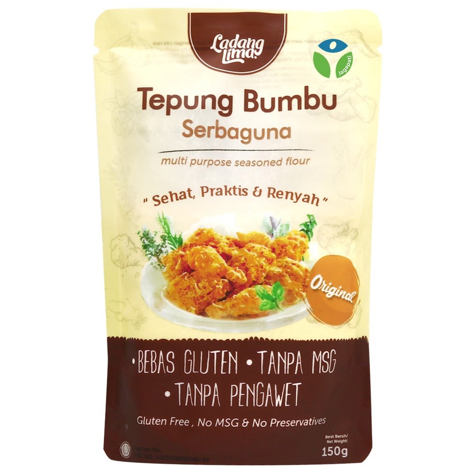 

[KODE BS7DP] Tepung Bumbu Gluten Free 150g Ladang Lima -iva