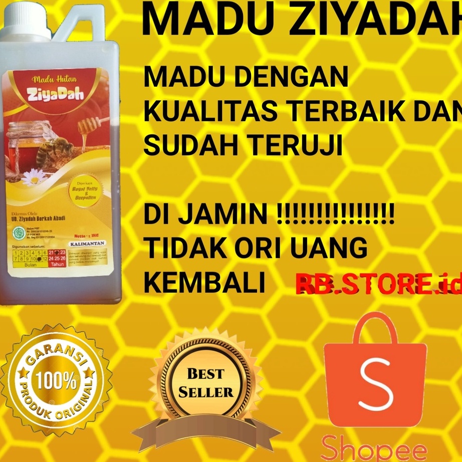 

[KODE DYRER] MADU HUTAN KALIMANTAN ZIYADAH 1KG,100%ASLI(FREE SAFETY PACKING)