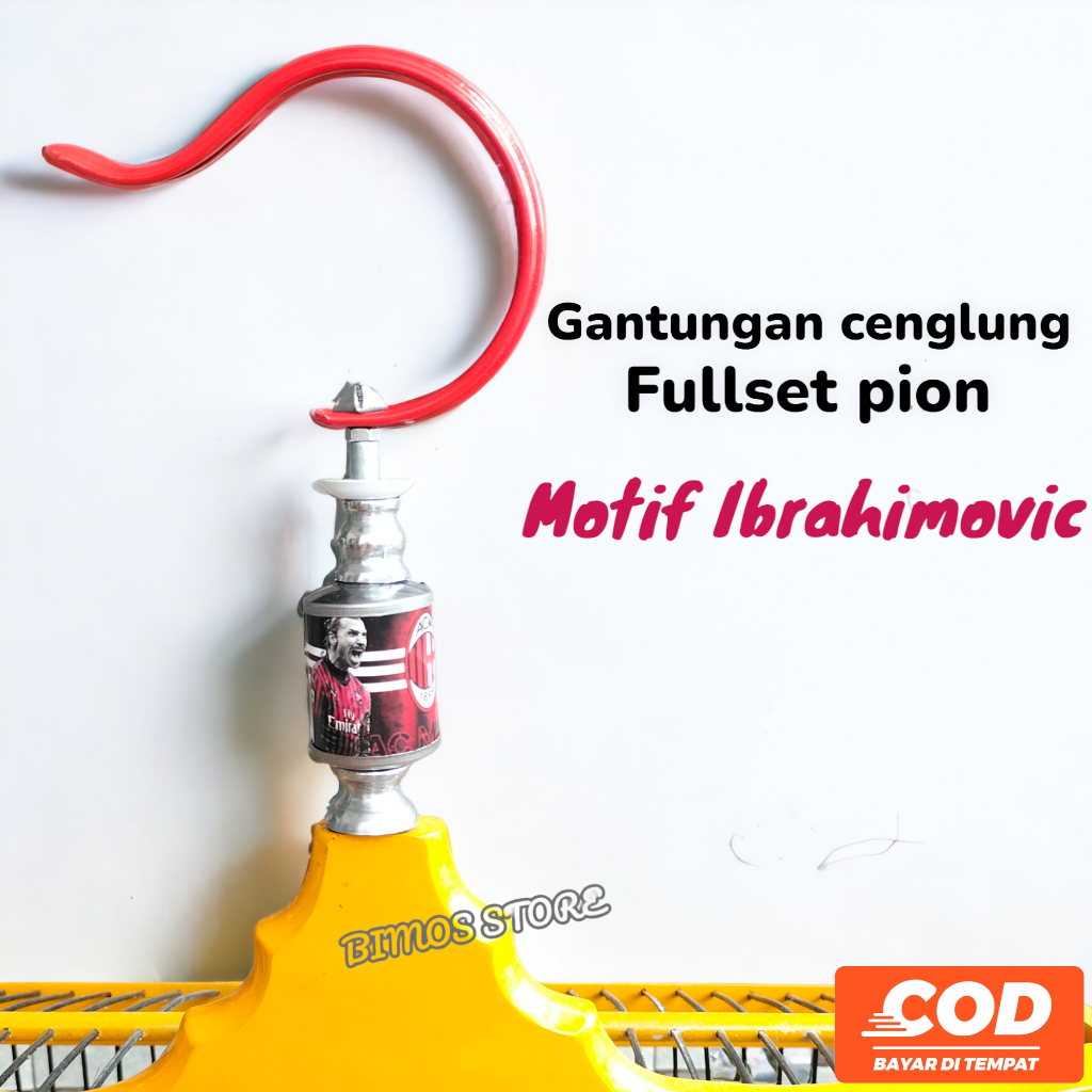Gantungan Sangkar Kotak Kosan Pion Sticker Ibrahimovic Cantolan Sangkar Burung Murah