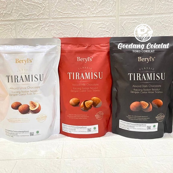 

B3stseller Beryl's Beryls Classic Tiramisu Almond Green Tea Milk White Chocolate 300g MurMer