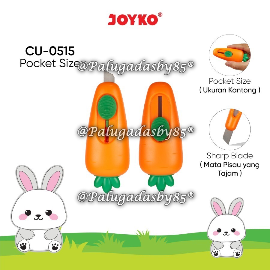 

(1 Biji) GROSIR Cutter JOYKO CU-0515 Wortel Mini / Mini Cutter Pemotong Joyko CU-0515 / Mini Joyko Cutter CU-0515 / Joyko CU0515 / / Joyko CU 0515