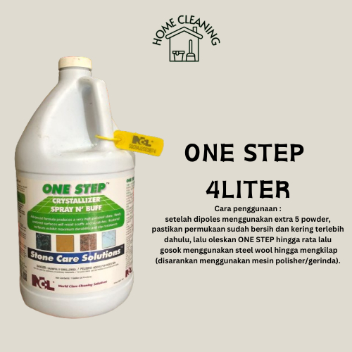 Kristalisasi one step marmer granit pelapis coating pada lantai