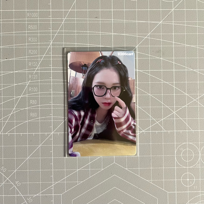 aespa — karina yizhiyu / yzy specs pc photocard my world