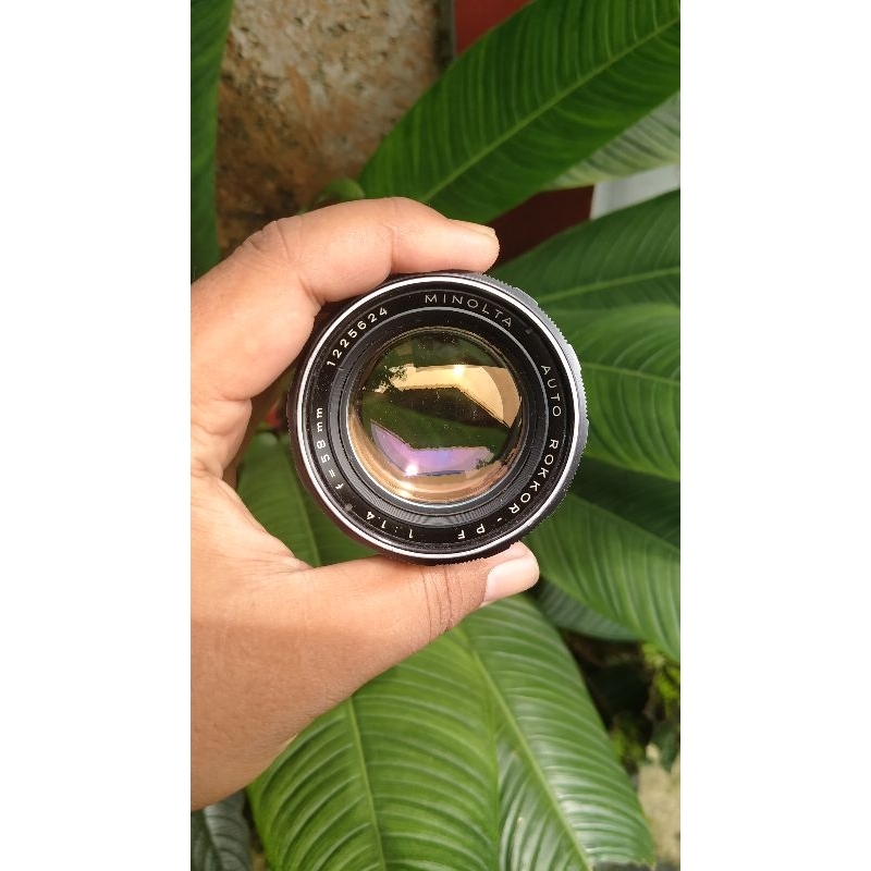 minolta 58mm f1.4 free adapter