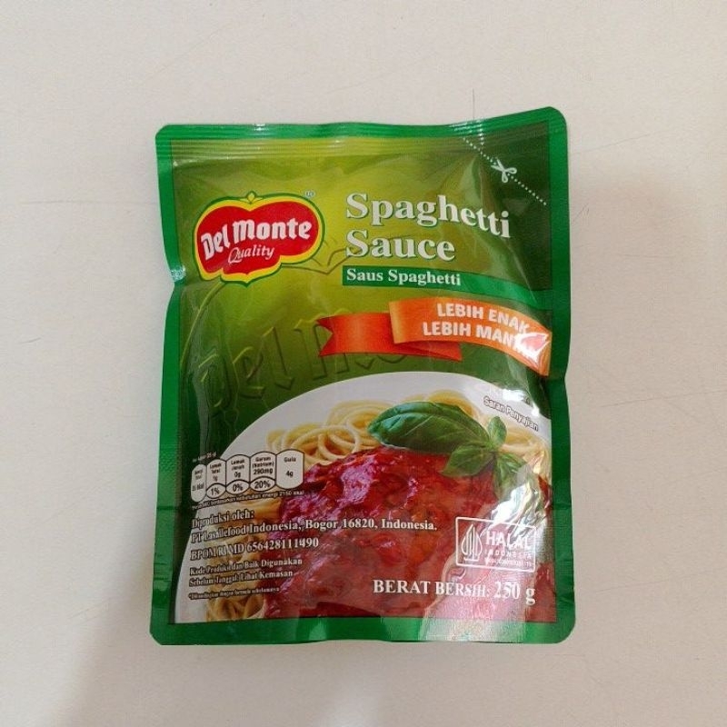 

Delmonte Spaghetti Sauce isi 250GR