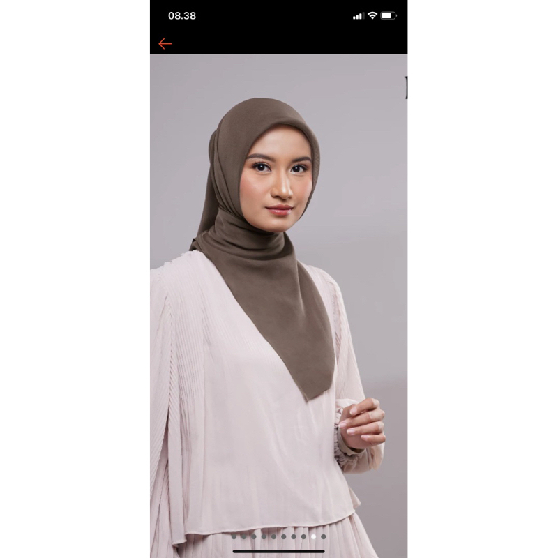 Prelove jilbab segi empat Napocut