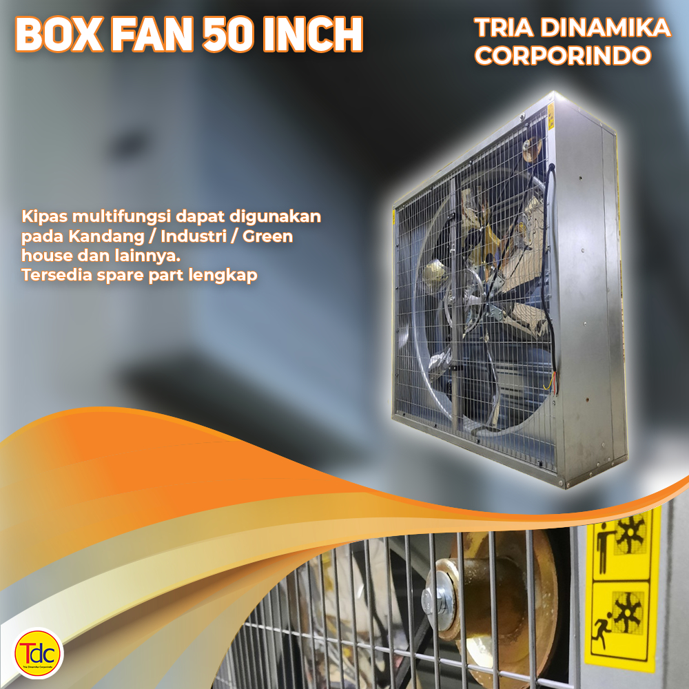 Box Fan 50"/Blower/Exhaust Fan - Alat Ternak Kandang Ayam