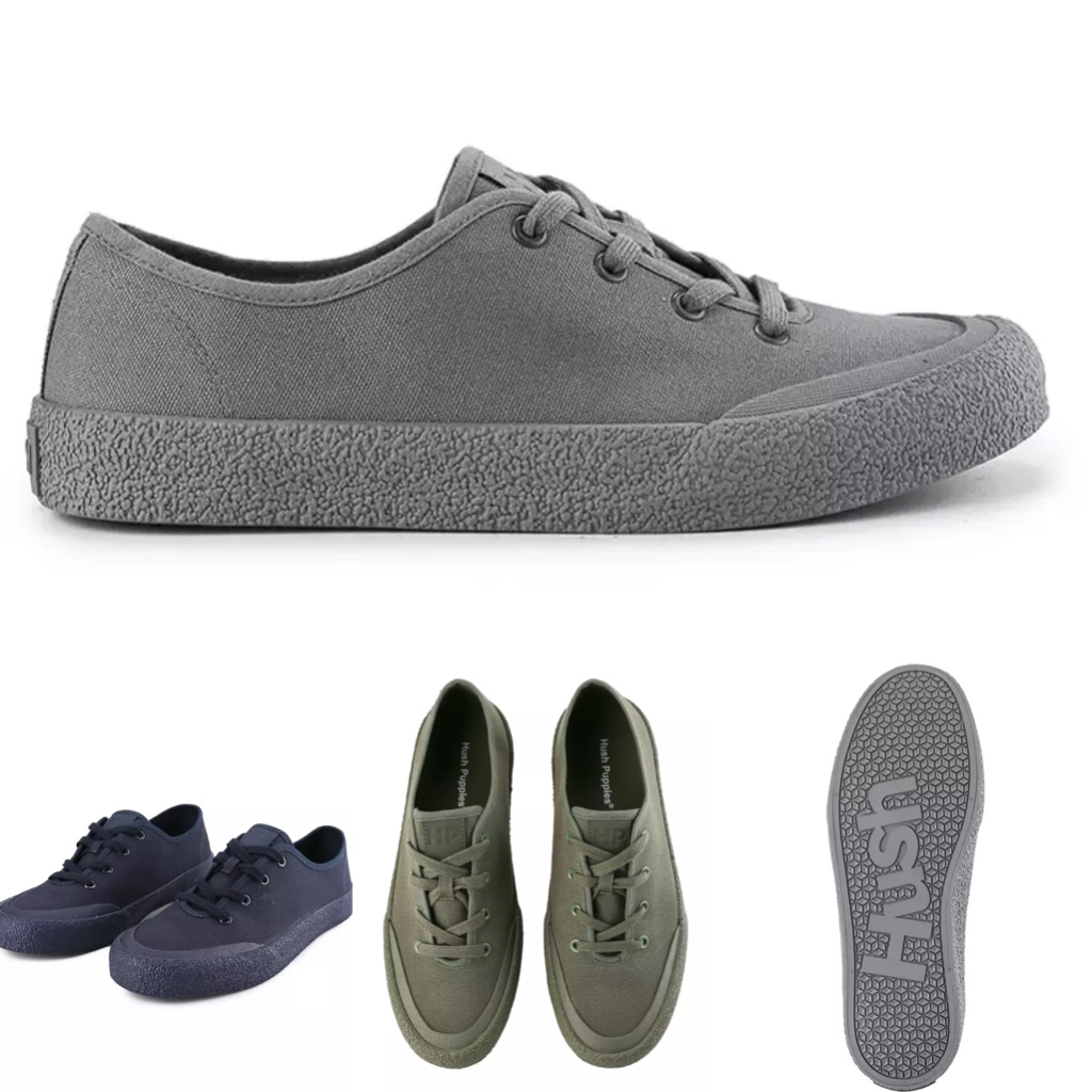 Hush Puppies Sepatu Vulcanized Pria Connor Volix Original