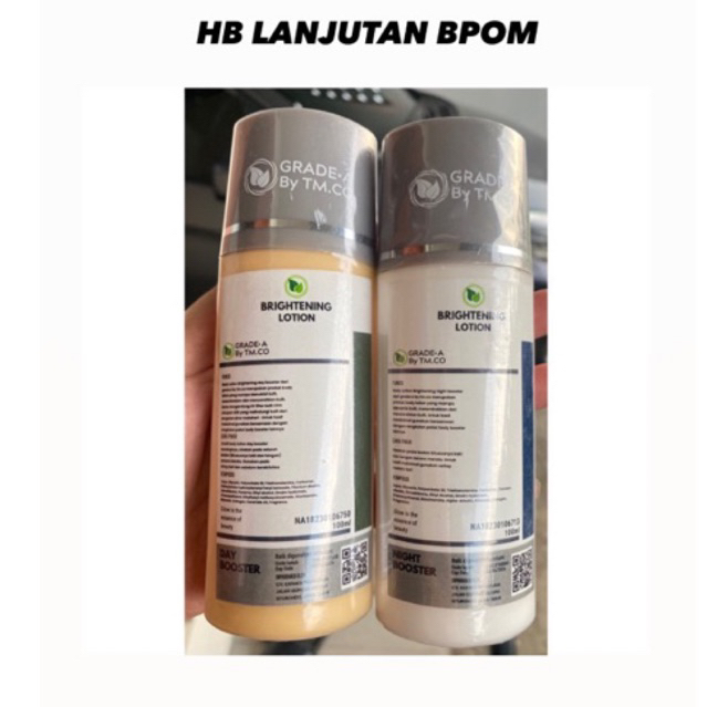 HB LANJUTAN BPOM | HB WHITENING GRADE A TMCO