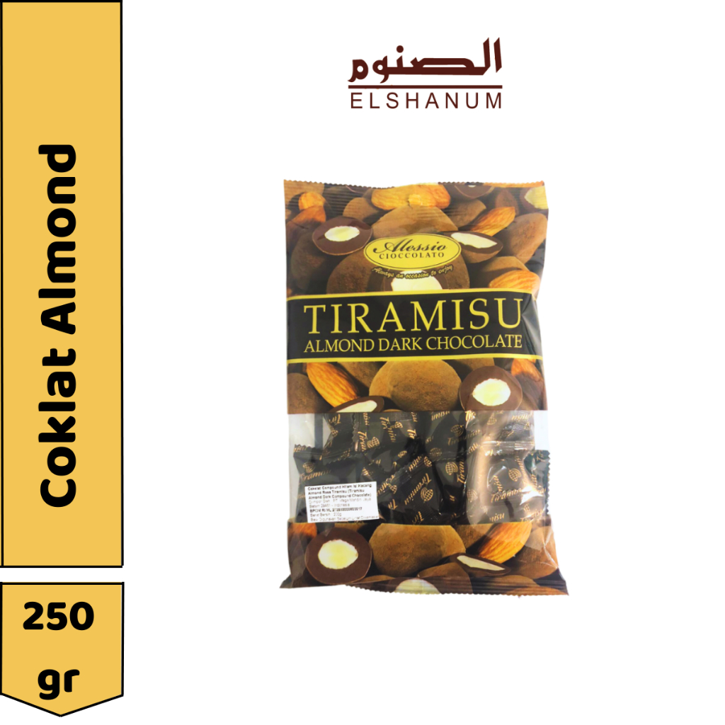

Coklat Almond Tiramisu Dark Chocolate Lumer Original premium 200gr - kurma elshanum