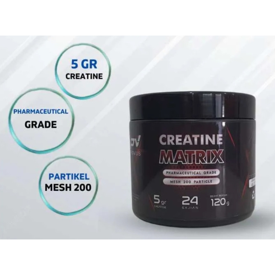 PROVUS Creatine Matrix 120 Gram 24 Serving Unflavored ~ Suplemen Fitness Gym..untuk Meningkatkan Mas