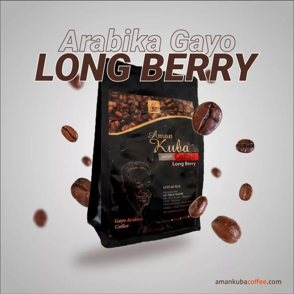

Aman Kuba Coffee - Arabika Gayo Long Berry