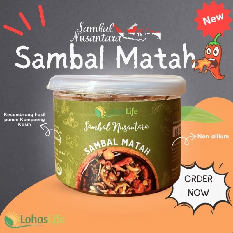 

Sambal Matah Vegetarian Pedas Wangi Gurih