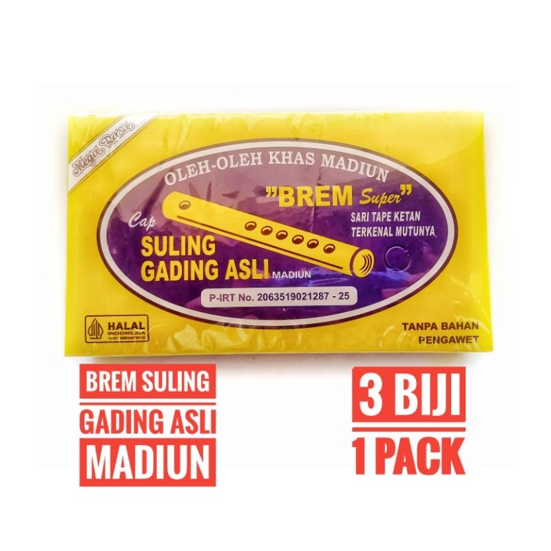 

Brem Madiun Suling Jumbo isi 3 Keping
