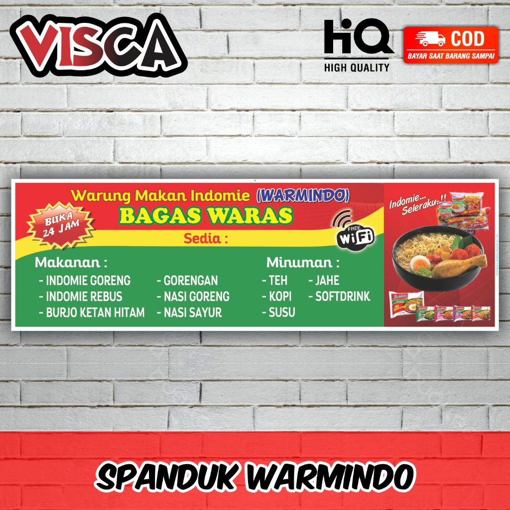 Cetak Spanduk Banner Warmindo