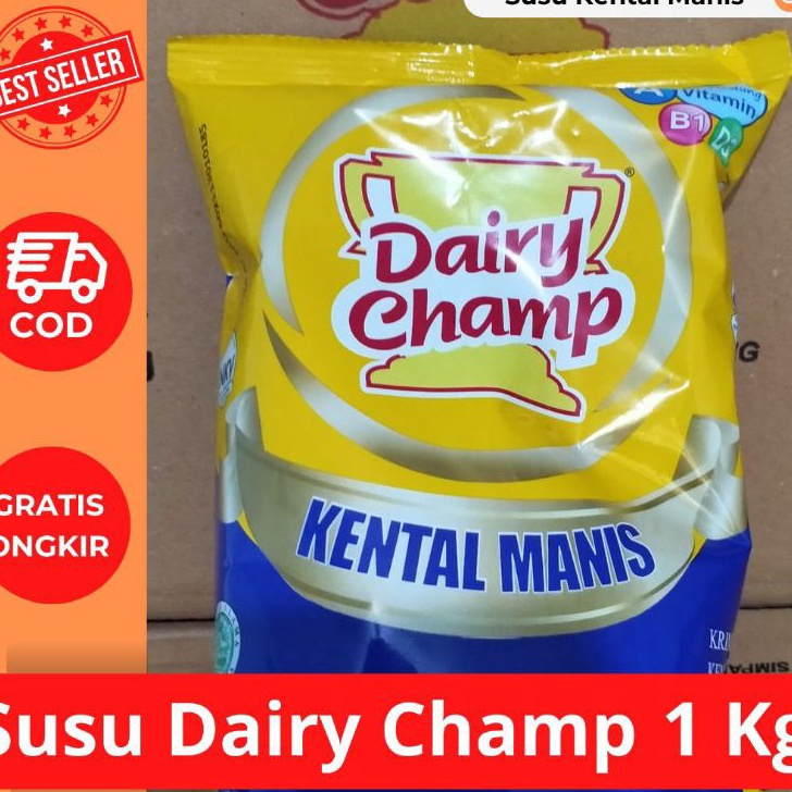 

Harga Murah❉ Dairy Champ Susu Kental Manis 1 Kg | Dairy Champ Susu Krimer 1Kg C89 ☊