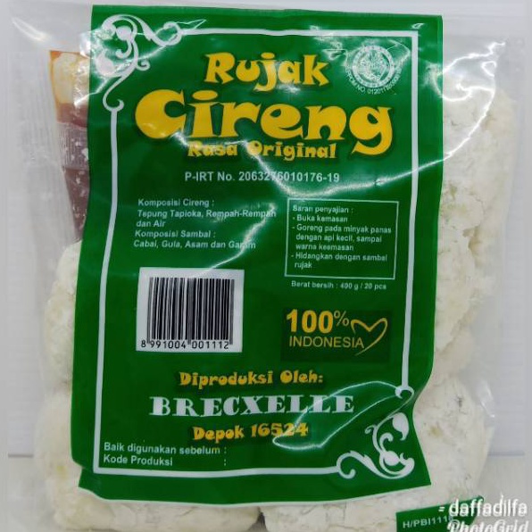 

[KODE PRODUK 9VY889488] RUJAK CIRENG BREXCELL