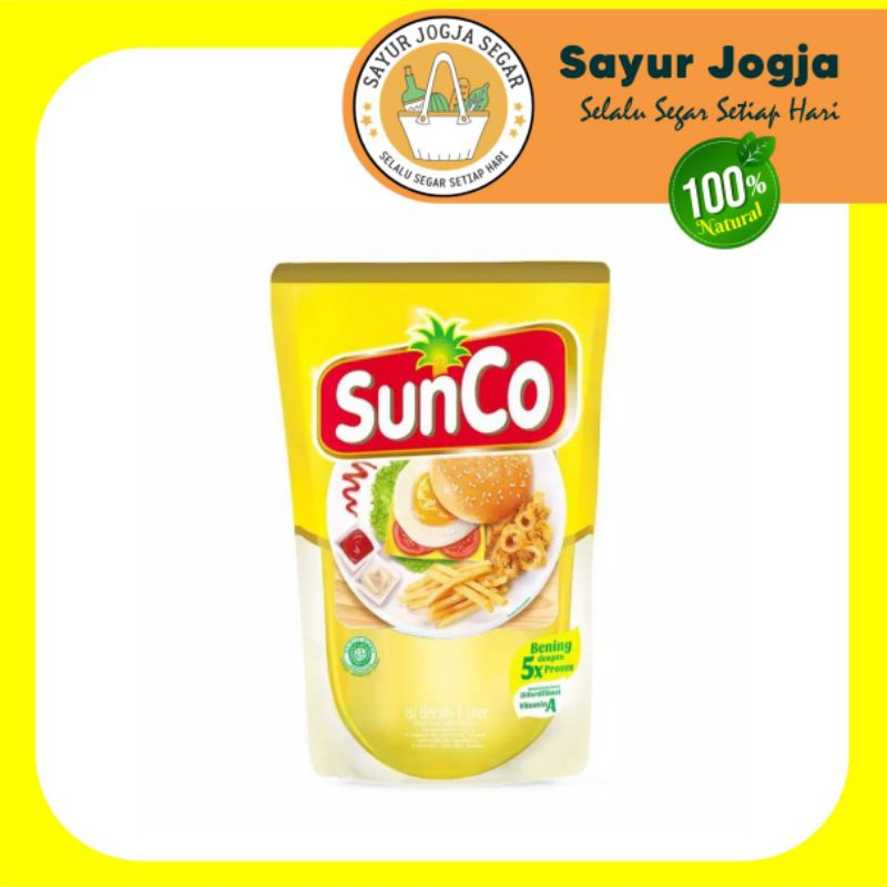 

SUNCO Minyak kemasan 1 liter refill / pouch