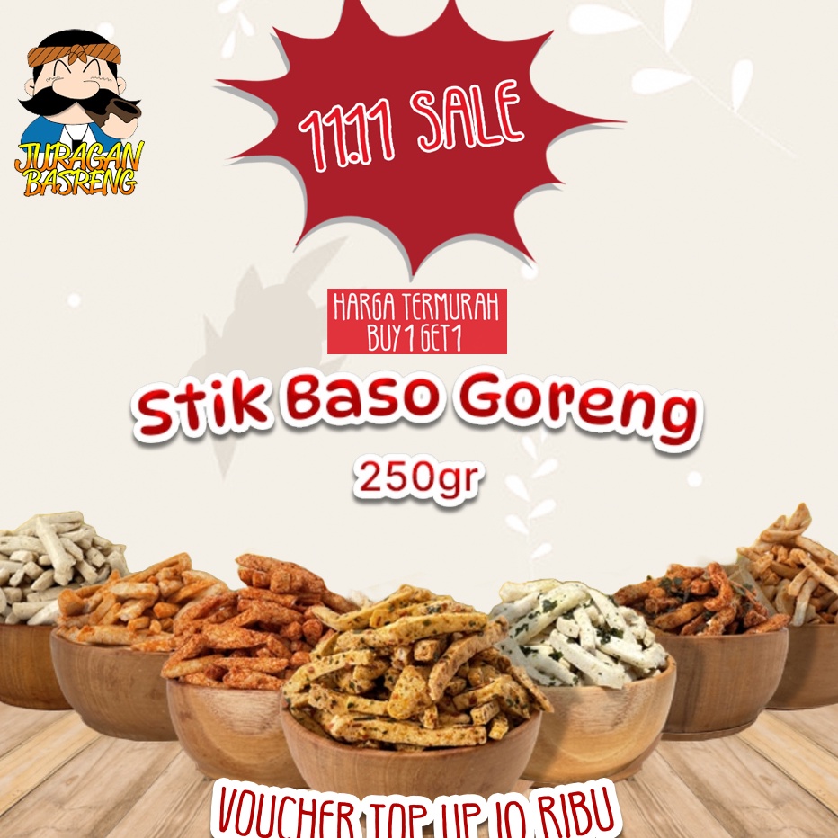 

↑Seller→ Basreng 250 gram (Baso Goreng) H63 ✺