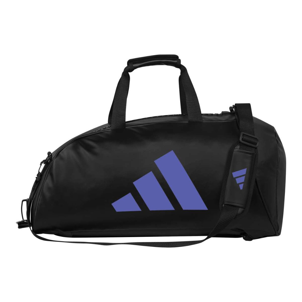 Adidas New Tas Training 2 in 1 Black Gradient Blue - Tas Badminton, Karate, Taekwondo, Gym, Tennis