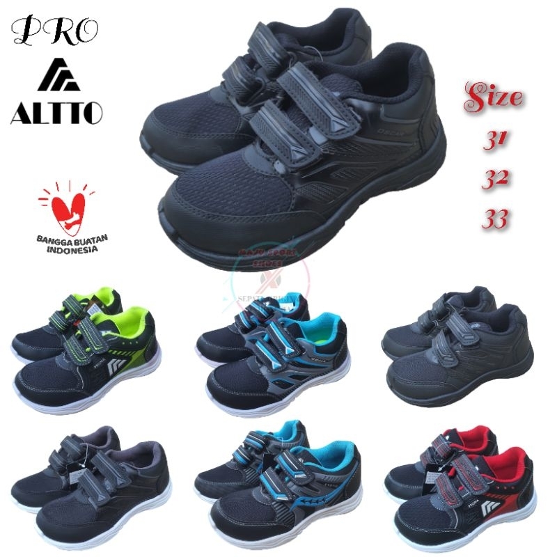 PRO ALTTO - SEPATU SNEAKERS ANAK-ANAK PEREKAT ORIGINAL / SEPATU ANAK SEKOLAH TK SD