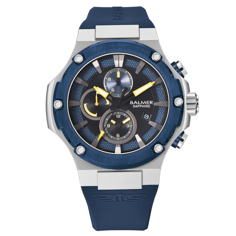 BALMER 8812 Jam Tangan Pria Saphire Original-Rubber