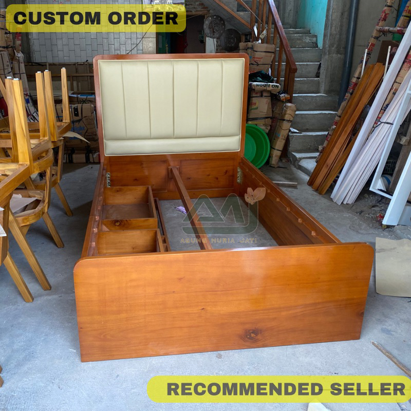 Dipan Minimalis Anak Laci 120x200 Cm