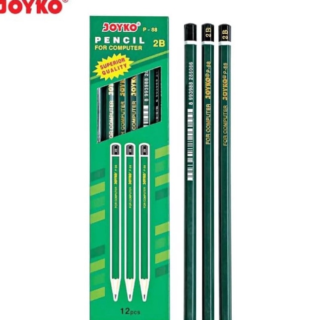 

Murah 12 pcs Pensil Joyko 2b for computer