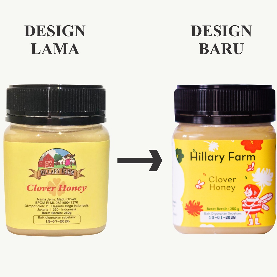 

Pasti Murah Hillary Farm Clover Honey (250gr) ←✻
