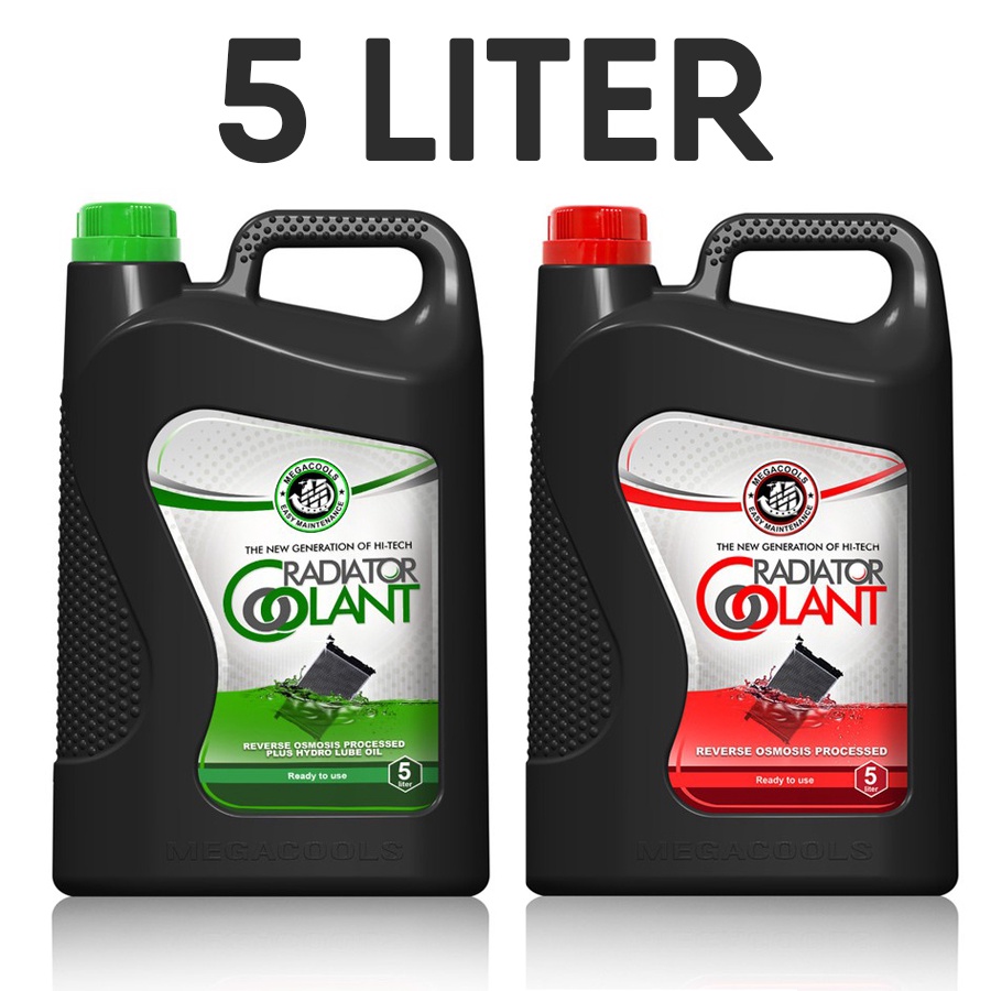 [KODE EHEPF] Air Radiator Megacools 5 Liter Sertifikasi ISO Internasional - Untuk Mobil Motor Water 