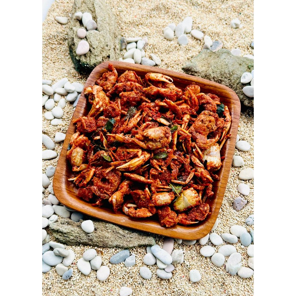 

BABY CRAB CRISPY PEDAS DAUN JERUK 500GR BANDUNG SNACK MAMIN