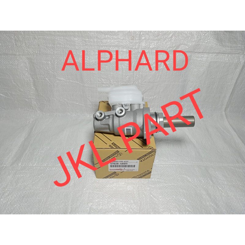 Brake Master Assy  Rem Toyota Alphard Master Rem Atas Alphard 2003-2008