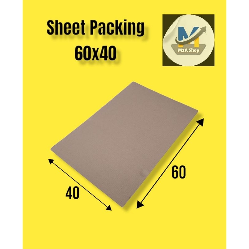 

Sheet Packing 60x40 || Kardus Lembaran || Karton