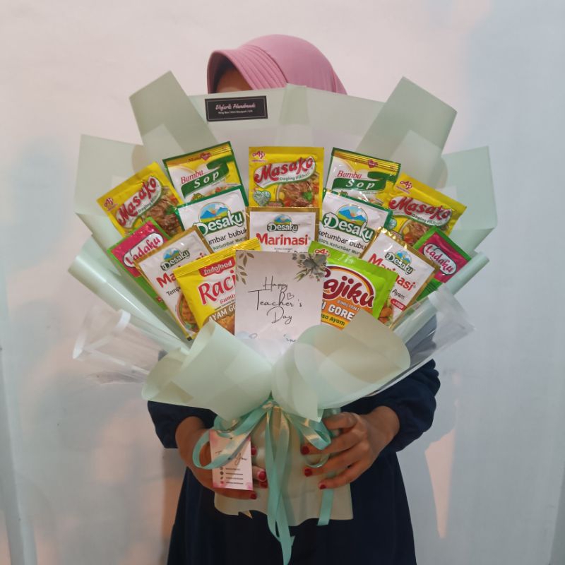 

Buket Bucket Bumbu Kado Hari Ibu Mother's Day Bouquet