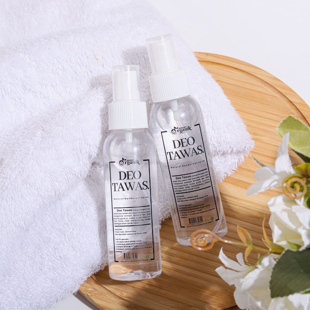 Deodorant Tawas Spray SmartOrganik | Natural Deodorant | Penghilang Bau Badan | Deodorant Tawas | De